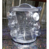 Набор банок для спец.12пр. стекл/мел на подст 25*19см, банка 9,5*4см 170мл 531-XZ-12 6870