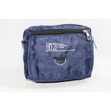 Сумка муж Д4 (20х16) синяя