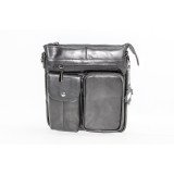 Сумка муж кожа 2302 (26х23) черный