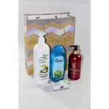 Набор подарочный 8 марта г/душа/крем д/волос/мыло-пилинг/шампунь №3