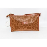 Косметичка жен Леопард (23х15) корич