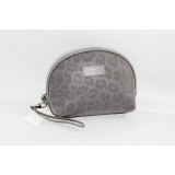 Косметичка жен Леопард (20х17) серая