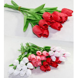 Цветок ТЮЛЬПАН искусств. D=3см (1цветков) L 30см (уп. 50 Цена за уп!)