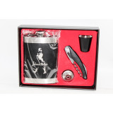 Набор фляга 260мл+лейка+стопка+открывалка в подар/упак 071-JH-14 6555