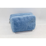 Косметичка жен 808 (24х13) голубой