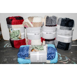 Плед Радуга 180х200 ассорти