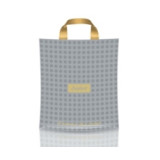 Пакет с петлевой ручкой 30*34 Горох серый (прод.по 25)*500