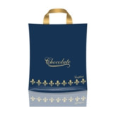 Пакет с петлевой ручкой 30*34 Шоколад синий (прод.по 25)*500