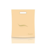 Пакет с вырубной ручкой  30*37 Волна бежевый (прод по 25)*500