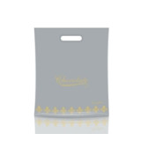 Пакет с вырубной ручкой  30*37 Шоколад серый (прод по 25)*500