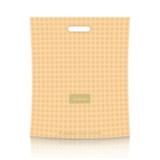 Пакет с вырубной ручкой  40*47 Горох бежевый (прод.по 50)*600