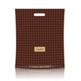 Пакет с вырубной ручкой  40*47 Горох коричневый (прод.по 50)*600