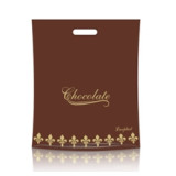 Пакет с вырубной ручкой  40*47 Шоколад  коричневый (прод.по 25)*600