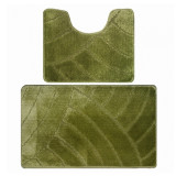 Набор коврикок д/ванной BANYOLIN CLASSIC 50х80/50х40см тем. зеленый 5613