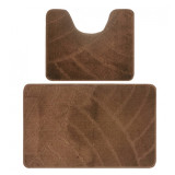 Набор коврикок д/ванной BANYOLIN CLASSIC 50х80/50х40см тем. коричнев 5620