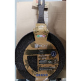 Сковорода Baroly литая алюм. гранит покр. с  эргоном ручкой индукц 26см BL 1006-2-26 3269