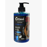 Гель д/душа Флора 430мл CREMA Питахая и Уголь 0624