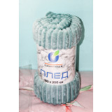 Плед Полоса 150х200 бирюза