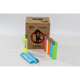 Зажигалка 719(578) L1 пьезо цветная (прод по 50шт) 0012