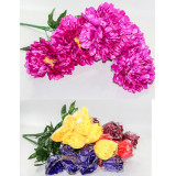 Букет цветов искусств. №1160 D=18см (7цветков) L 65см (уп. 10 Цена за уп!)