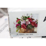 Алмазная живопись без рамы 25х25 АК-2020070 букет цветов