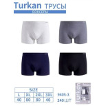 Боксерки муж TURKAN (XL-3XL) (прод по 12) 9405-3