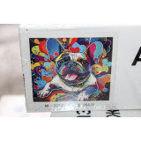 Алмазная живопись без рамы 25х25 АК-2020019 собака