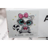 Алмазная живопись без рамы 25х25 АК-2020038 кошка