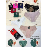 Плавки жен (M-2XL) (прод по 3) 6299 черный