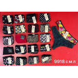 Стринги жен (S-L) (прод по3) 9918 цветы