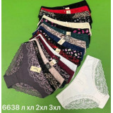 Плавки жен (XL-3 XL) (прод по 3) 6638 леопард