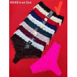 Стринги жен (XL-3 XL) (прод по 3) 6549 ярко-роз