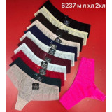 Стринги жен (L-2XL) (прод по 3) 6237 зелен