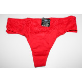 Стринги жен (L-2XL) (прод по 3) 6637 красный