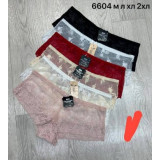 Плавки жен (M-2XL) (прод по 3) 6604 белый