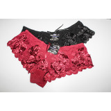 Плавки жен (M-2XL) (прод по 3) 9291 бордо