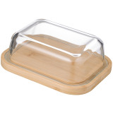 Масленка TimA 640мл бамбук осн и крышка из боросил стекла LBE640rC-VQ *12 5163