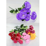 Букет цветов искусств. №806 D=10см (7 цветков) L55см  (уп.40 Цена за уп!)