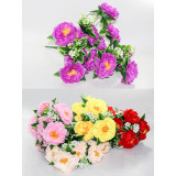 Букет цветов искусств. №804 D=10см (13 цветков)  L 60см (уп. 10 Цена за уп!)