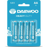 Батарейка DAEWOO солевая ААA R03 Heavy Duty BL-4 (прод по 4)4*40*960  9361