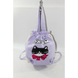 Сумка-шопер детс. W-257 (19х22) сирень