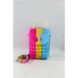 Сумка детс. силикон W-308/1 (12х18) радуга