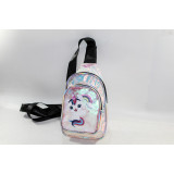 Сумка-бананка детс. 308-4 (14х23) Единорожка котик