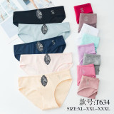 Плавки жен (XL-3XL) (прод по 6) T-634 серый