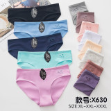 Плавки жен (XL-3XL) (прод по 6) Х-630 черный