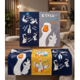Полотенце кух.вафельное 30х60 Гусь (прод по 12)