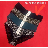 Плавки жен (M-XL) (прод по 3) 6770 зеленый