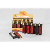 Зажигалка TL-02 КОЖА автоген с фонариком (прод по 25) *1000  6898