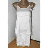 Пижама жен 8006 (майка+шорты) (M-XL) белый