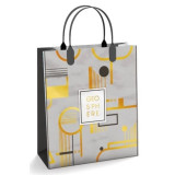 Подарочный пакет из мягкого пластика 23х27+10см Геосфера*10 0053 ПОД66633